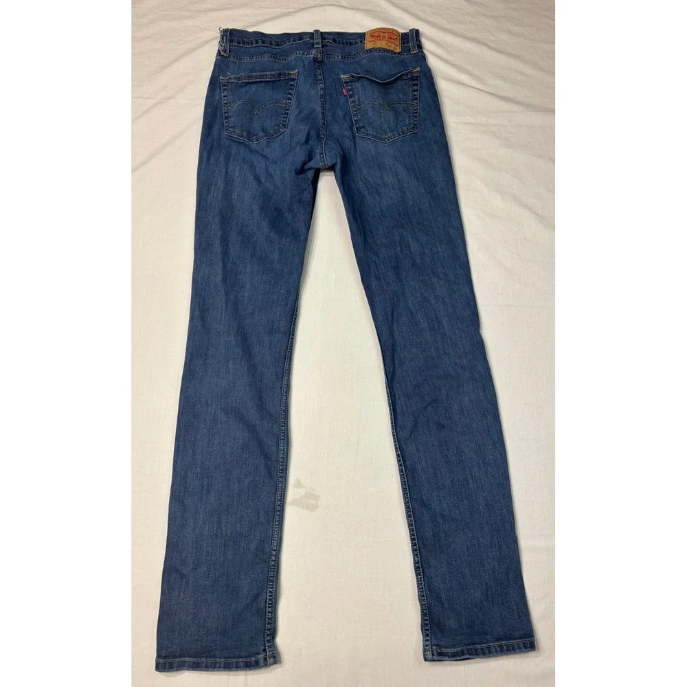 Levis 511 Slim Fit Blue Jeans Mens 34x36 Medium Wash Denim Pants